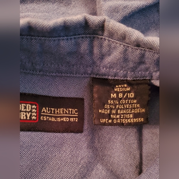 Faded Glory, Oxford Shirt, Boys size Medium - Picture 6 of 6